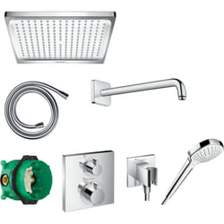 Hansgrohe Crometta E système de douche 1 tête(s) Mur Vert, Acier inoxydable