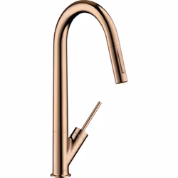 hansgrohe AXOR Strack 1 x mitigeur de cuisine monocommande Détails du produit ComfortZone 270 plage de pivotement réglable su ...