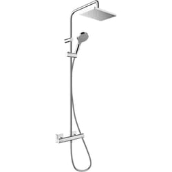 Colonne de douche 230 1 jet EcoSmart 9l/min Vernis Shape avec mitigeur thermostatique de douche - Hansgrohe