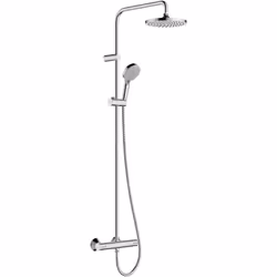 Description générale La colonne de douche Vernis Blend 200 EcoSmart avec mitigeur thermostatique allie design et fonctionnali ...