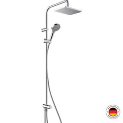 Colonne de douche ou bain douche sans mitigeur Vernis Shape 230 chromé