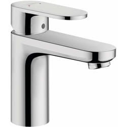 Vernis Blend Mitigeur de lavabo 100 avec tirette et vidage métallique chromé - Hansgrohe