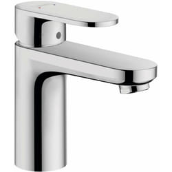 Hansgrohe - Vernis Blend Mitigeur de lavabo 100 avec tirette et vidage synthétique, chromé (71551000)