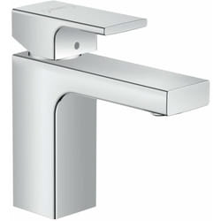 Mitigeur lavabo Hansgrohe Vernis Shape 100 Chromé avec tirette et vidage synthétique