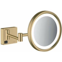 Hansgrohe AddStoris - Miroir de rasage avec éclairage LED, bronze brossé 41790140