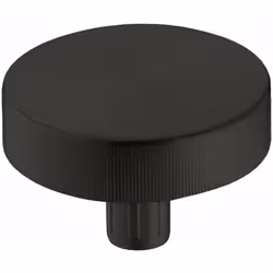Poignée rotative A11 pour commande à distance du visage de l’évier matériau : métal finition de surface : noir mat compatible ...