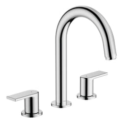 Mélangeur robinet Hansgrohe Vernis Shape 3 trous Chromé avec tirette et vidage synthétique