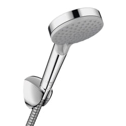 Pommeau de douche Vernis Blend 100 support et flexible 160 cm chromé