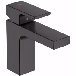 Mitigeur de lavabo conception : noir mat montage monotrou levier de commande métallique ComfortZone 100 bec 110 mm jet normal ...