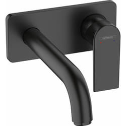 Mitigeur lavabo encastré mural Vernis Shape Noir mat 71578670 - Hansgrohe
