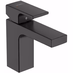 Mitigeur de lavabo couleur : noir mat montage monotrou levier de commande métallique ComfortZone 100 projection 110 mm jet no ...