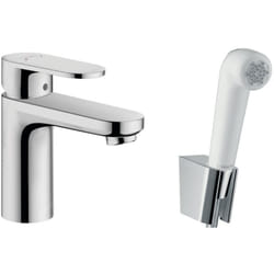 Robinet bidet avec douchette HANSGROHE Vernis Blend sans tirette ni vidage Chromé