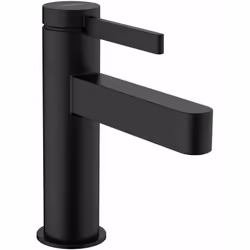 Mitigeur de lavabo Finoris 100 commande à levier cartouche en céramique jet laminaire EcoSmart pour économie d’eau avec bonde ...