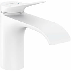 Vivenis - Mitigeur de lavabo 80, EcoSmart, blanc mat 75012700 - Hansgrohe
