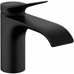 Vivenis - Mitigeur de lavabo 80, avec vidage, EcoSmart, noir mat 75010670 - Hansgrohe
