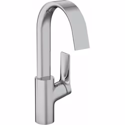 Mitigeur de lavabo Vivenis 210 avec bec pivotant commande à levier jet WaterfallStream bec rotatif sur 120° cartouche céramiq ...