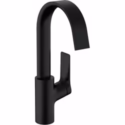 Mitigeur de lavabo Vivenis 210 avec bec pivotant commande à levier jet WaterfallStream bec rotatif sur 120° cartouche céramiq ...