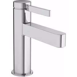 Mitigeur de lavabo Finoris 100 commande à levier raccordement uniquement à l’eau froide mousseur à rotule jet laminaire sans  ...