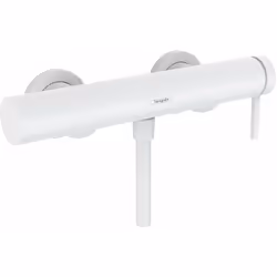 Robinetterie de douche murale Finoris, sans accessoire commande à levier entraxe : 150 mm cartouche en céramique finition de  ...