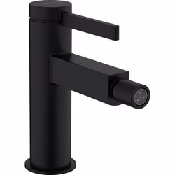Mitigeur de bidet, bonde Push-Open noir mat Finoris
