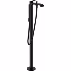 Mitigeur de baignoire Vivenis pour montage au sol, sans corps commande à levier douchette tube, 2 jets: Rain, Mono flexible d ...