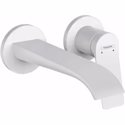 Mitigeur de lavabo encastré à deux trous Vivenis sans corps encastré commande par levier, le mitigeur peut être placé à droit ...