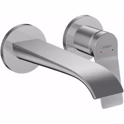 Mitigeur de lavabo encastré à deux trous Vivenis sans corps encastré commande par levier, le mitigeur peut être placé à droit ...