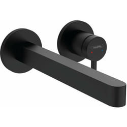 Finoris - Mitigeur de lavabo encastré, installation 2 trous, EcoSmart, noir mat 76050670 - Hansgrohe
