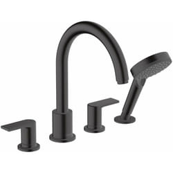 Vernis Shape - Mitigeur sur le bord de baignoire, installation 4 trous, noir mat 71459670 - Hansgrohe