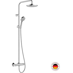 Colonne de douche thermostatique Hansgrohe Vernis Blend 200 Green chromé
