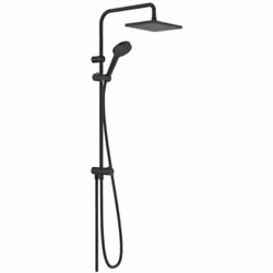 Colonne de douche ou bain douche sans mitigeur Vernis Shape 230 EcoSmart noir mat