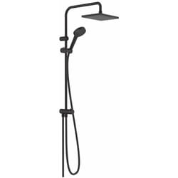 Colonne de douche ou bain douche sans mitigeur Vernis Shape 230 EcoSmart noir mat