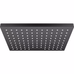 Caractéristiques de la Douche de tête 230 1jet EcoSmart 9l/min, Noir mat, Hansgrohe Vernis Shape (26283670) : Dimension : 230 ...