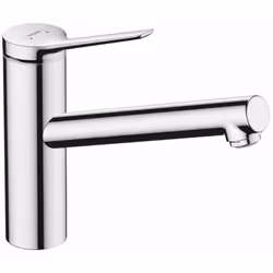 Mitigeur de cuisine Zesis M33 commande à levier avec bec pivotant, étendue de la rotation réglable sur 60°, 110° ou 360° cart ...