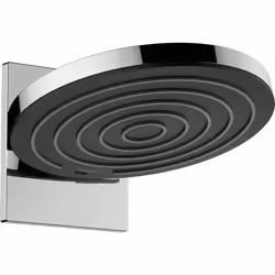 Caractéristiques de la Douche de tête 260 2 jets avec raccord mural EcoSmart 9l/min, Chrome, Hansgrohe Pulsify (24151000) : C ...
