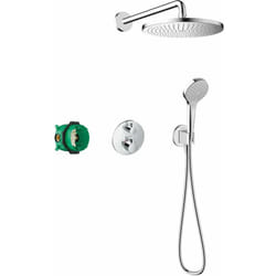 Pack encastré avec mitigeur thermostatique Ecostat S chromé