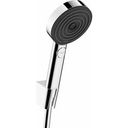 HANSGROHE Pulsify Select S Ensemble support mural et douchette 105 3 jets Relaxation avec flexible 125 cm chromé 24302000