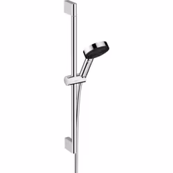 Description générale Le set de douche Hansgrohe Pulsify Select S comprend une douchette à main de 105 mm, un curseur, une bar ...