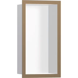 hansgrohe XtraStoris Individual Niche murale blanc mat avec cadre
