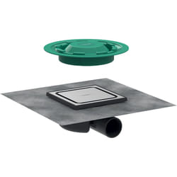 Bonde de sol RainDrain Spot grille inox brossé 150x150 56055800 - Hansgrohe