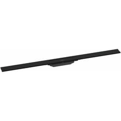 RainDrain Flex - Caniveau de douche linéaire avec grille en inox 1000, pour montage libre, découpable, noir mat 56046670 - Hansgrohe
