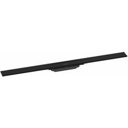 RainDrain Flex - Caniveau de douche linéaire avec grille en inox 900, pour montage libre, découpable, noir mat 56045670 - Hansgrohe