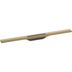 Caniveau de douche découpable 80 cm RainDrain Flex montage libre bronze brossé