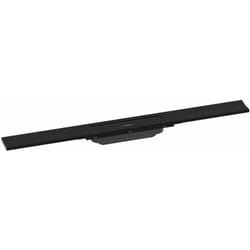 RainDrain Flex - Caniveau de douche linéaire avec grille en inox 700, pour montage libre, découpable, noir mat 56043670 - Hansgrohe