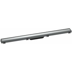 RainDrain Match - Caniveau de douche linéaire avec grille en inox 900, avec cadre réglable en hauteur, chrome 56040000 - Hansgrohe