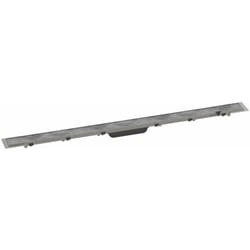 RainDrain Rock - Caniveau de douche linéaire 1000, grille à carreler, inox 56033000 - Hansgrohe