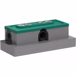 Ensemble de base uBox universal, pour installation standard compatible pour tous les caniveaux de douche linéaires Water dama ...