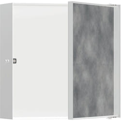 XtraStoris Rock niche murale avec porte à carreler - Hansgrohe