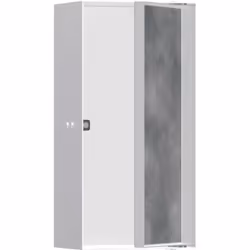 hansgrohe XtraStoris Rock 1x hansgrohe XtraStoris Rock niche murale avec porte à carreler 300x150x100 mm porte push-open à ca ...