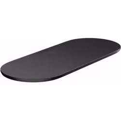Couvercle pour corbeille de rangement finition : noir mat matériau : plastique longueur : 250 mm le couvercle évite à l’eau d ...